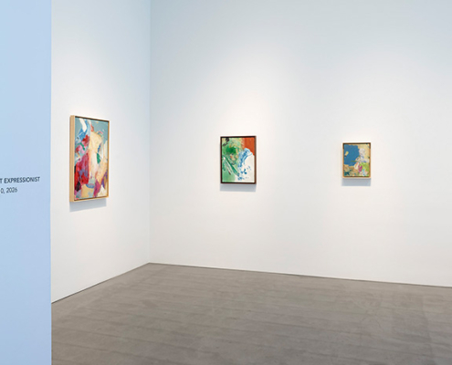 Installation View no. 1, Photo: Roz Akin, Courtesy Berry Campbell, New York Libbie Mark Abstract Expressionist Berry Campell Installation