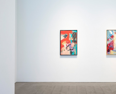 Installation View no. 2, Photo: Roz Akin, Courtesy Berry Campbell, New York Libbie Mark Abstract Expressionist Berry Campell Installation
