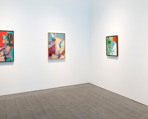 Installation View no. 4, Photo: Roz Akin, Courtesy Berry Campbell, New York Libbie Mark Abstract Expressionist Berry Campell Installation